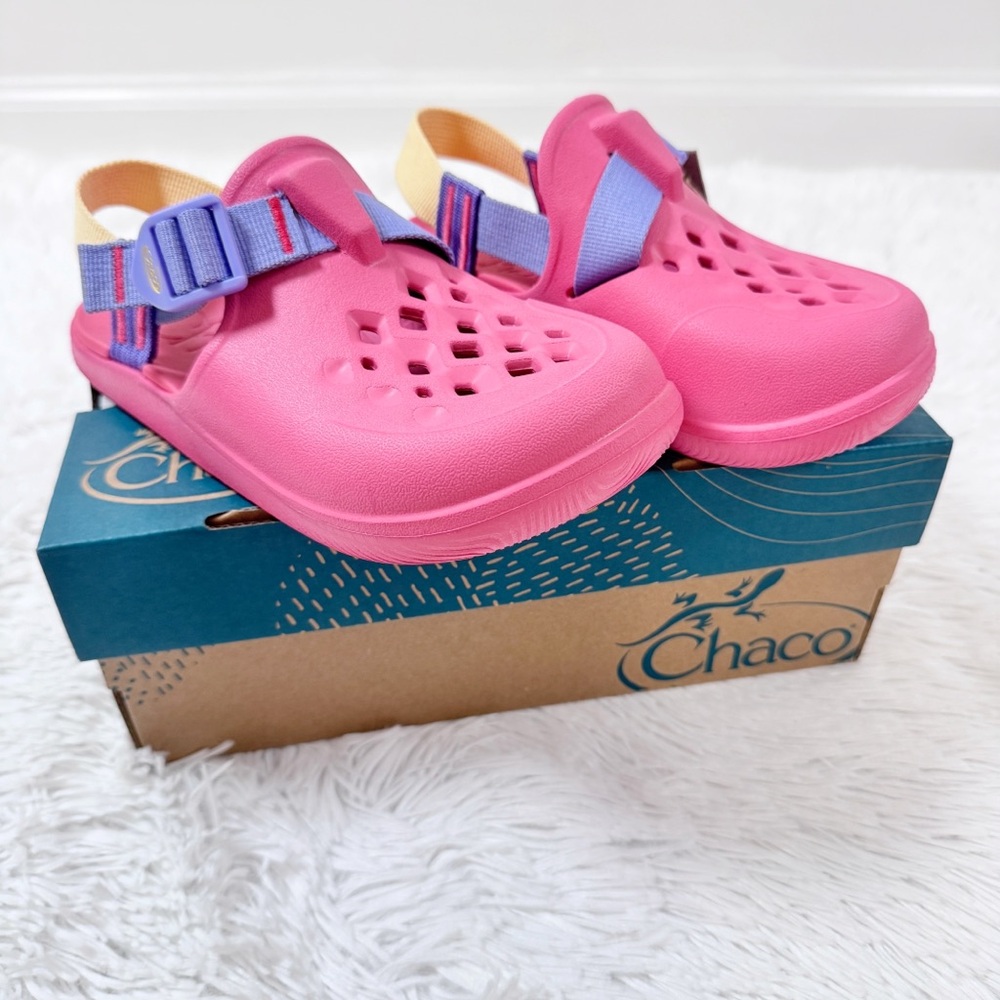 Chaco NWT Kids Chillos Clog Rose Pink Sandals